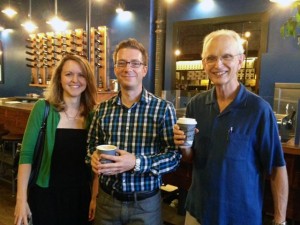 Leadership members getting coffee at Intelligentsia before the conference.